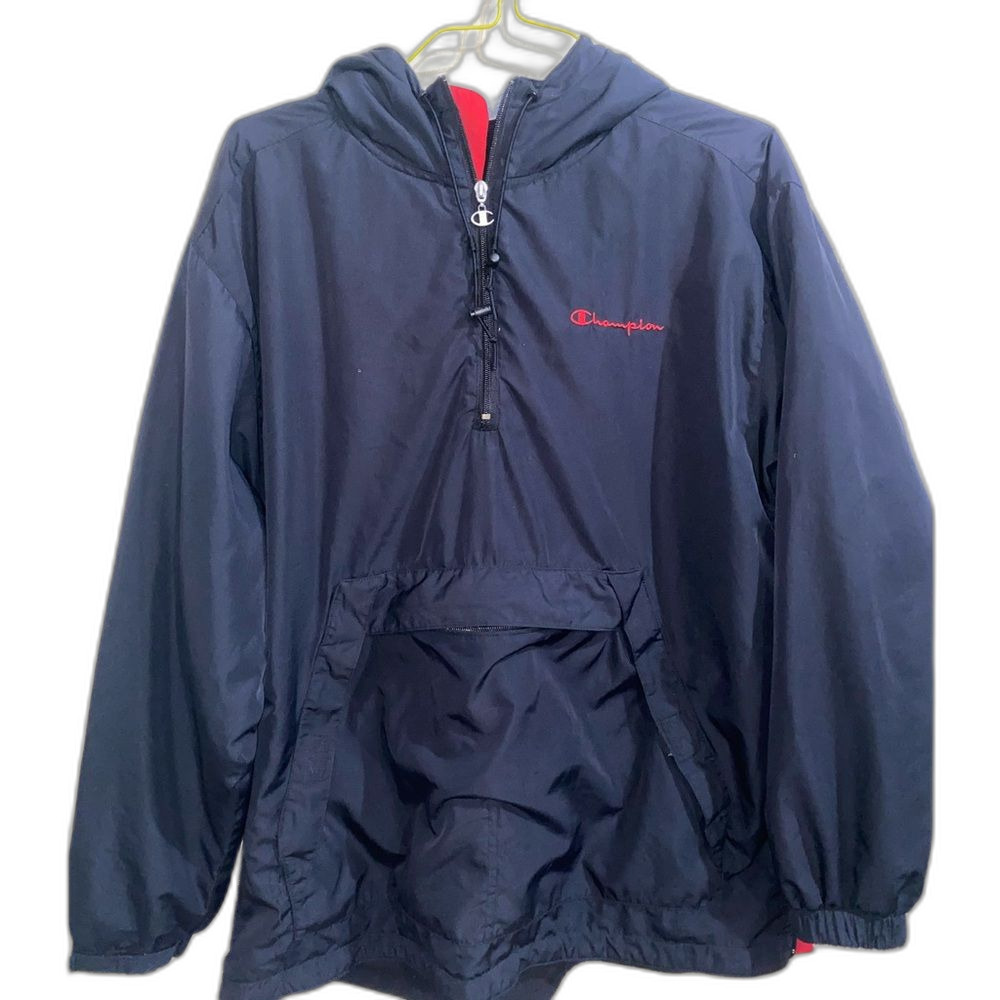 Large Black Men’s Vintage Champion Jacket